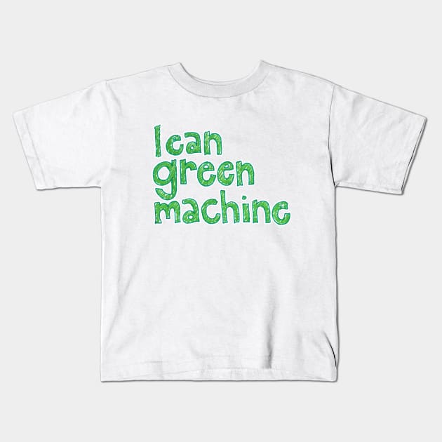 Lean Green Machine Kids T-Shirt by CrazilykukuDesigns